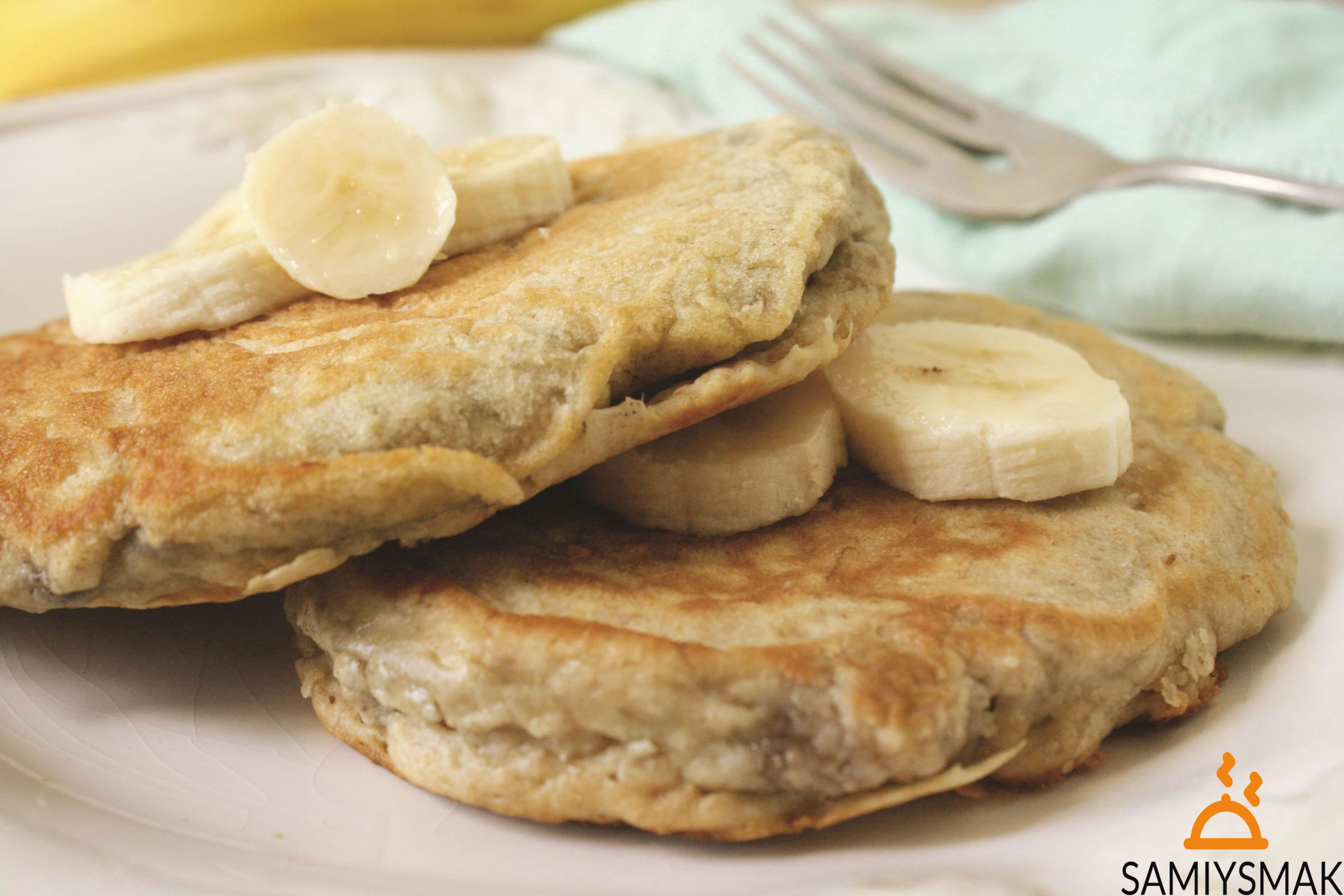 Панкейки с бананом