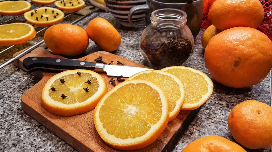 Как резать апельсины на чипсы